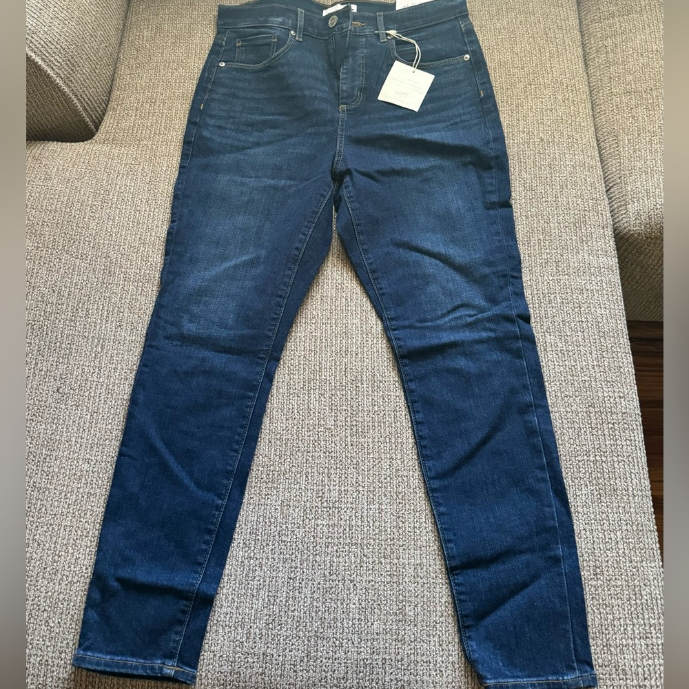 Women’s LOFT High Waist Skinny Jeans size 10 petite